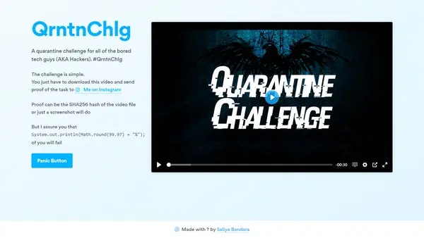 Quarantine Challenge